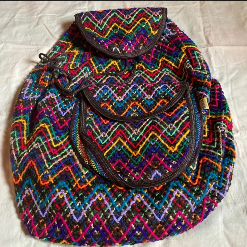 Bohemian colorful backpack